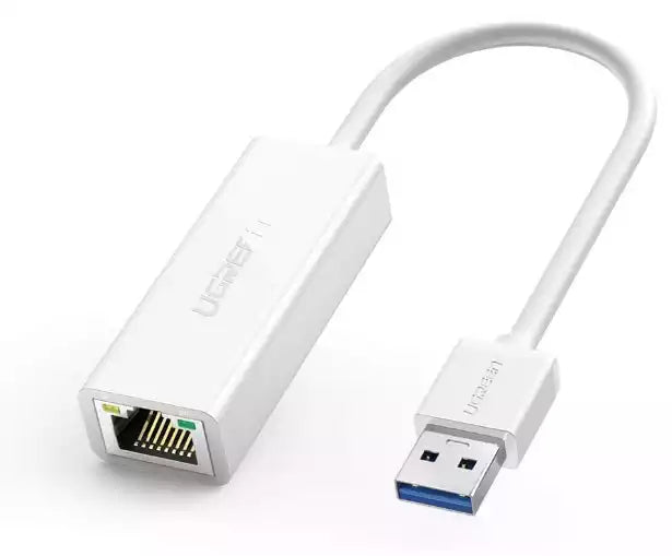 Buy Ugreen 20255 USB 3.0 to RJ45 Gigabit Ethernet Adapter White from Vmart in Pakistan