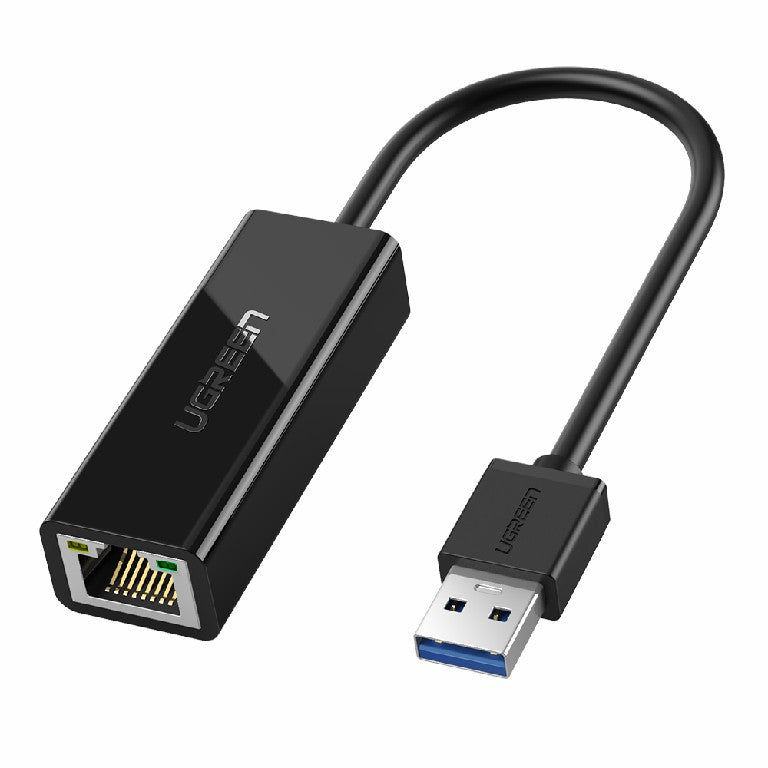 Buy Ugreen 20256 USB 3.0 to RJ45 Gigabit Ethernet Adapter - Black from Vmart in Pakistan