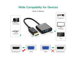 Buy Ugreen 20415 DP Male to VGA Female Converter - Black from Vmart in Pakistan