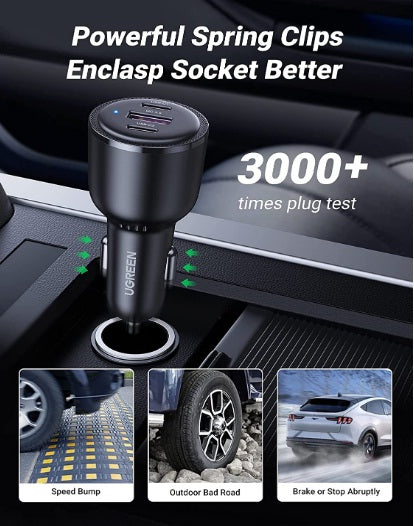 Buy Ugreen 20467 USB C 69W Fast Car Charger from Vmart in Pakistan