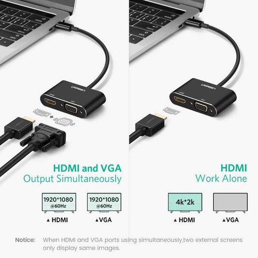 Buy Ugreen 20518 USB 3.0 to HDMI / VGA Converter from Vmart in Pakistan