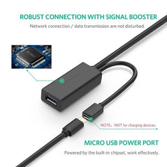 Buy Ugreen 20827 USB 3.0 Extension Cable with Repeater - 10M from Vmart in Pakistan