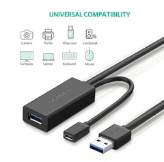 Buy Ugreen 20826 USB 3.0 Extension Cable with Repeater 5m from Vmart in Pakistan