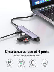 Buy Ugreen 20841 4 in 1 USB C Hub from Vmart in Pakistan