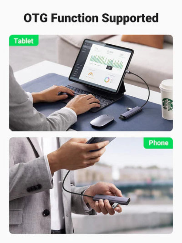 Buy Ugreen 20841 4 in 1 USB C Hub from Vmart in Pakistan