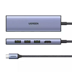 Buy Ugreen 20956A USB-C to HDMI Hub Adapter 3x USB-A 3.0 SD/TF from Vmart in Pakistan