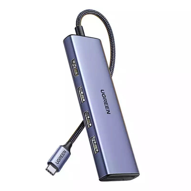 Buy Ugreen 20956A USB-C to HDMI Hub Adapter 3x USB-A 3.0 SD/TF from Vmart in Pakistan