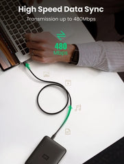 Buy Ugreen 30472 Mini USB Charging Data Cable - 2M from Vmart in Pakistan