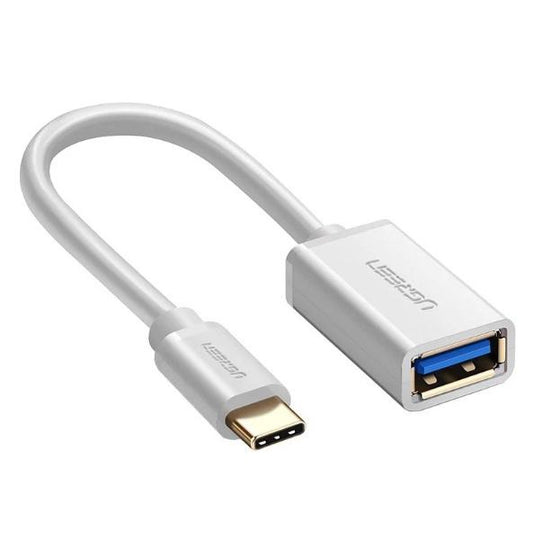 Buy Ugreen 30702 Type C Male to Type A Female OTG Cable 15cm - White from Vmart in Pakistan