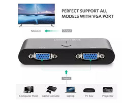 Buy Ugreen 30711 VGA 2 in 1 Out Switch 2 Port Audio Video Switcher from Vmart in Pakistan
