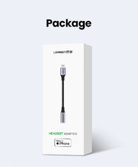 Buy Ugreen 30756 Lightning to 3.5mm Jack Adapter 10cm from Vmart in Pakistan