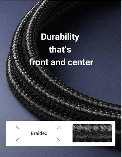Buy Ugreen 30791 Cat7 High Speed Braided Ethernet Cable - 10m from Vmart in Pakistan