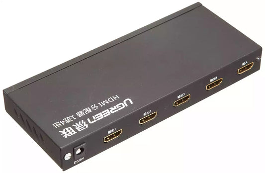 Buy Ugreen 40202EU 1x4 HDMI Amplifier Splitter Black from Vmart in Pakistan