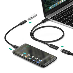 Buy Ugreen 40574 USB Type C 3.1 Male To Female Cable 0.5m - Black from Vmart in Pakistan