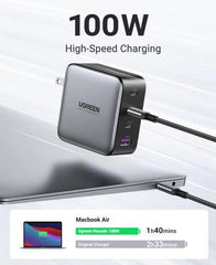 Buy Ugreen 40737 Nexode 100W USB C Wall Charger - 4 Ports from Vmart in Pakistan