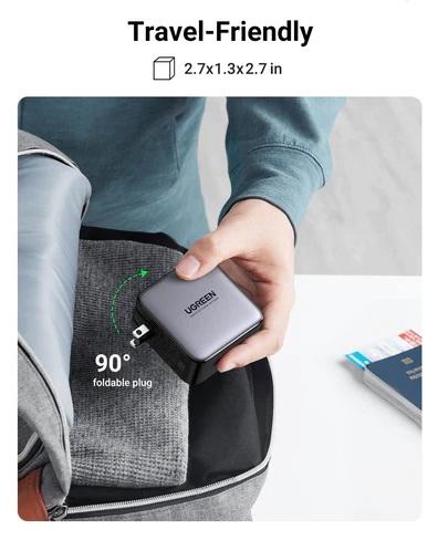 Buy Ugreen 40737 Nexode 100W USB C Wall Charger - 4 Ports from Vmart in Pakistan