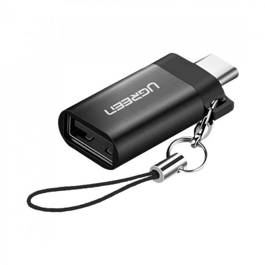Buy Ugreen 50283 Type C Male To USB 3.0 A Adapter With Lanyard - Black from Vmart in Pakistan
