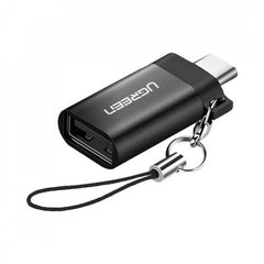 Buy Ugreen 50283 Type C Male To USB 3.0 A Adapter With Lanyard - Black from Vmart in Pakistan