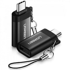 Buy Ugreen 50283 Type C Male To USB 3.0 A Adapter With Lanyard - Black from Vmart in Pakistan