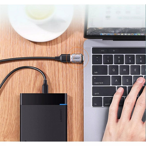 Buy Ugreen 50283 Type C Male To USB 3.0 A Adapter With Lanyard - Space Gray from Vmart in Pakistan