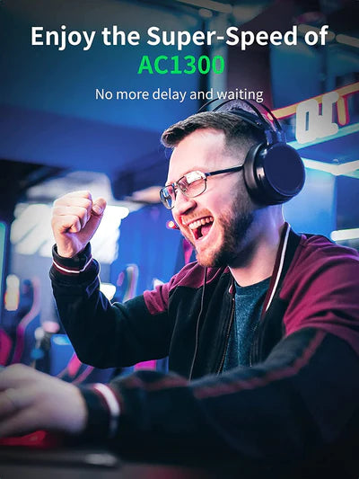 Buy Ugreen 50340 AC1300 USB WiFi Adapter from Vmart in Pakistan