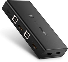 Buy Ugreen 50744 KVM Switch 2 In 1 Out 4K HDMI Switcher Box from Vmart in Pakistan