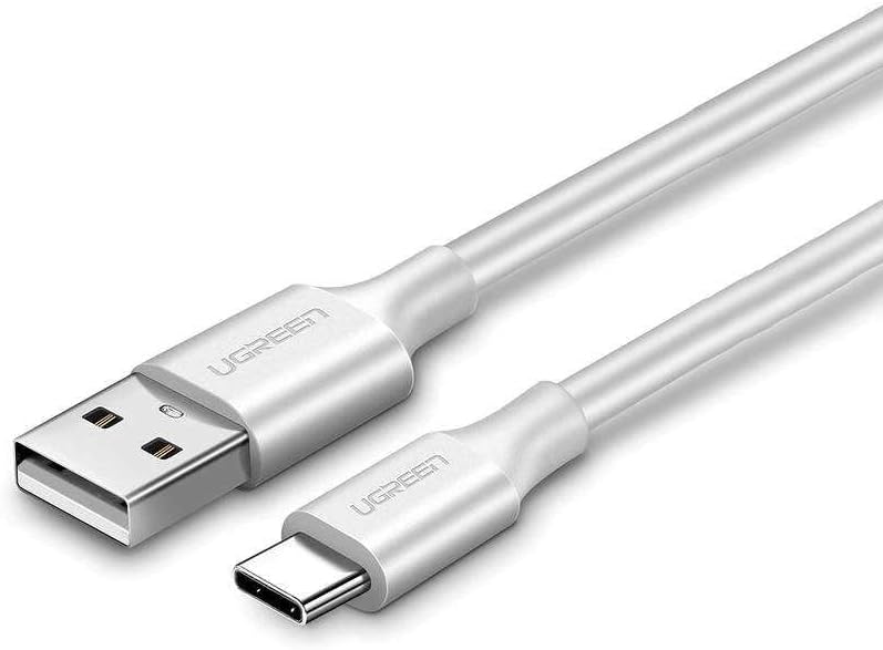 Buy Ugreen 60121 USB-A 2.0 To USB-C Cable 1m - White from Vmart in Pakistan