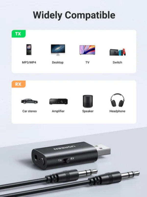 Buy Ugreen 60300 Bluetooth 5.1 Transmitter Receiver from Vmart in Pakistan