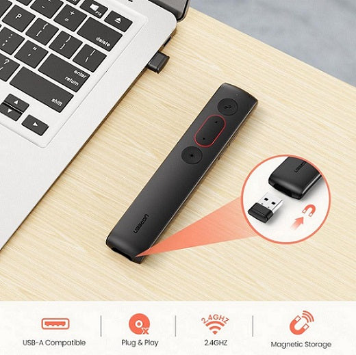 Buy Ugreen 60327 Office Wireless Presentation Remote from Vmart in Pakistan