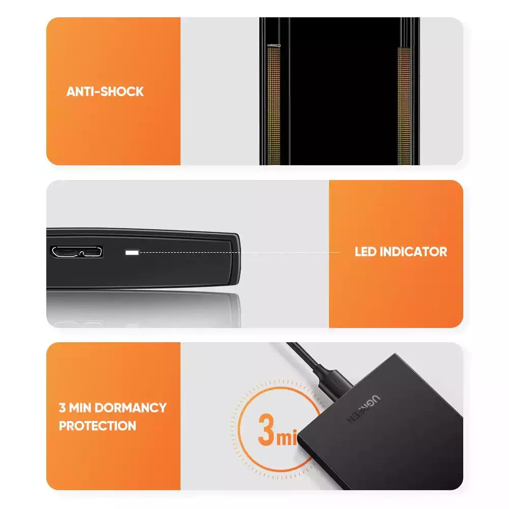 Buy Ugreen 60353 2.5 USB 3.0 to SATA Enclosure from Vmart in Pakistan