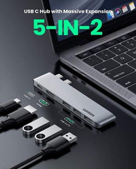 Buy Ugreen 60559 5 in 2 USB C Hub for MacBook Pro/Air from Vmart in Pakistan