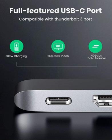 Buy Ugreen 60559 5 in 2 USB C Hub for MacBook Pro/Air from Vmart in Pakistan