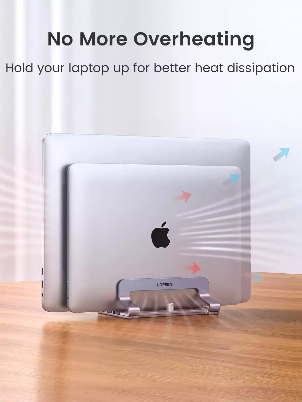 Buy Ugreen 60643 Vertical Dual Slot Laptop Stand for Desk from Vmart in Pakistan