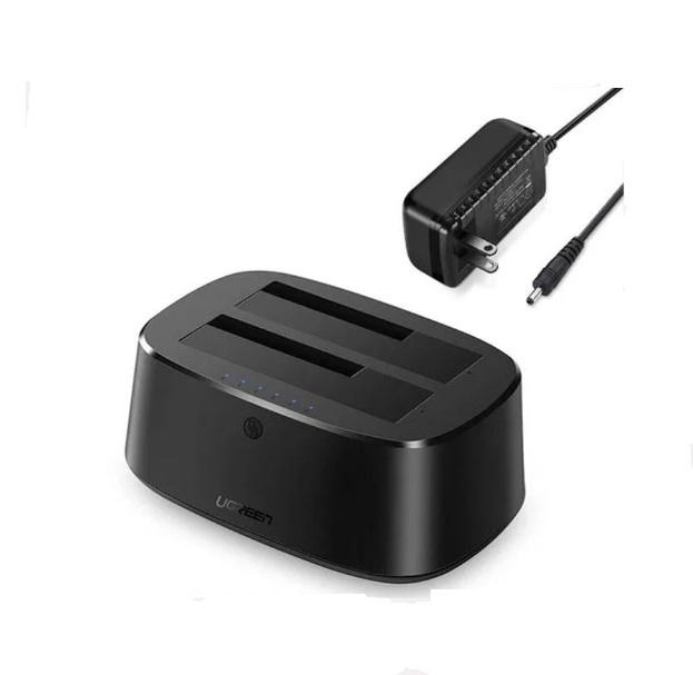 Buy Ugreen 60737 USB 3.0 TO SATA Dual-Bay HDD Docking Station from Vmart in Pakistan