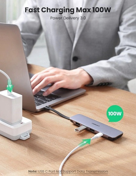 Buy Ugreen 70408 5 in 1 USB C Hub from Vmart in Pakistan