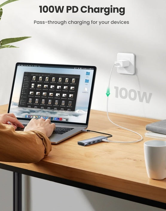 Buy Ugreen 70411 6-in-1 USB C PD Adapter with 4K HDMI Hub from Vmart in Pakistan