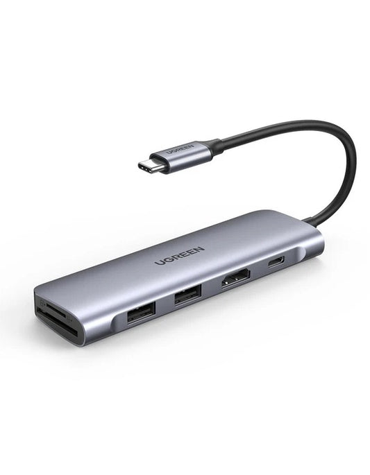 Buy Ugreen 70411 6-in-1 USB C PD Adapter with 4K HDMI Hub from Vmart in Pakistan