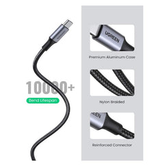 Buy Ugreen 70429 USB C to USB C Cable 100W Fast Charge 2m from Vmart in Pakistan