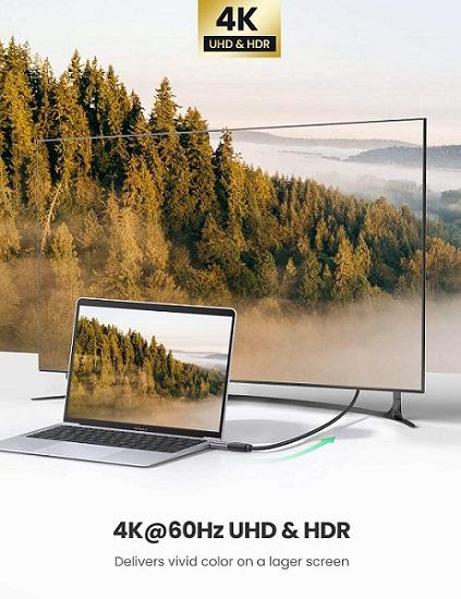 Buy Ugreen 70450 4K 60hz USB Type C to HDMI Adapter from Vmart in Pakistan