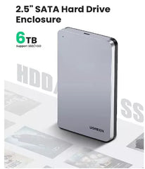 Buy Ugreen 70499 USB C Hard Drive Enclosure for 2.5 SATA SSD/HDD from Vmart in Pakistan