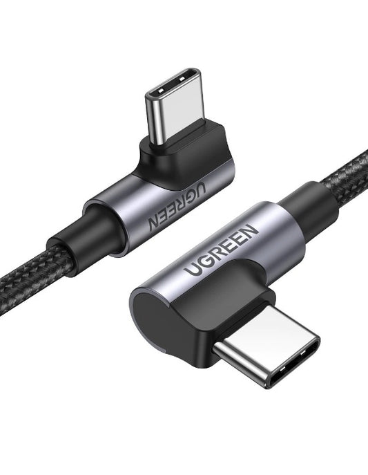 Buy Ugreen 70696 Right Angle 100W USB C to USB C Cable 1m from Vmart in Pakistan