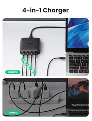 Buy Ugreen 70870 100W USB C Desktop Charger - 4 Ports from Vmart in Pakistan
