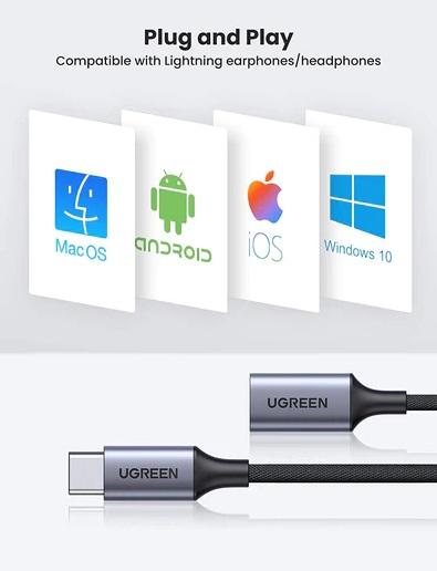 Buy Ugreen 70953 USB C to Lightning Audio Adapter from Vmart in Pakistan