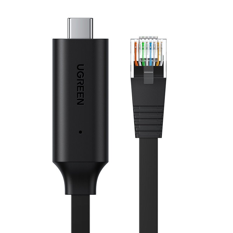 Buy Ugreen 80186 USB-C To RJ45 Console Flat Cable 1.5m from Vmart in Pakistan