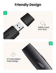 Buy Ugreen 80191 2-in-1 USB A & USB C Card Reader from Vmart in Pakistan