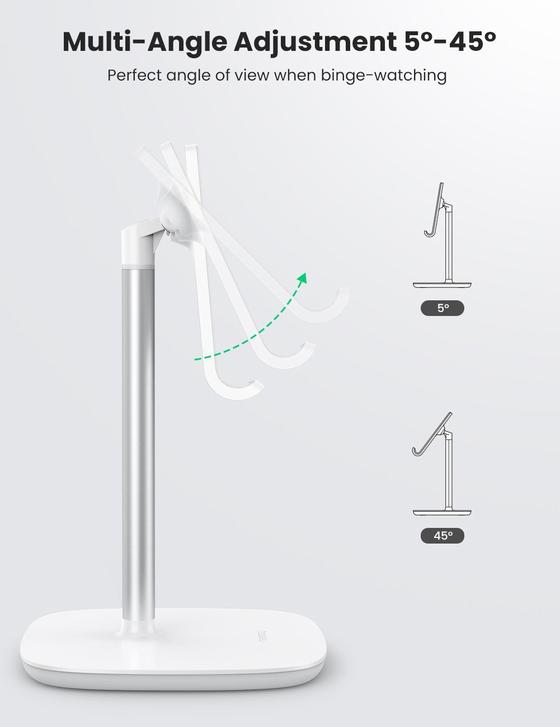 Buy Ugreen 80358 Height Adjustable Desk Phone Holder - White from Vmart in Pakistan