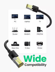 Buy Ugreen 10643 Cat 7 Braided Ethernet Cable 15m from Vmart in Pakistan