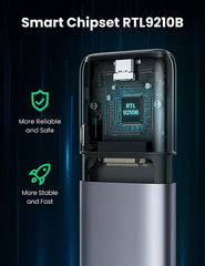 Buy Ugreen 80863 M.2 NVME SATA SSD Enclosure USB C from Vmart in Pakistan