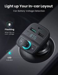 Buy Ugreen 80910 Bluetooth FM Transmitter Car Adaptor from Vmart in Pakistan