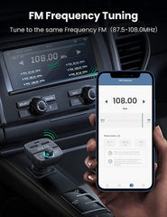 Buy Ugreen 80910 Bluetooth FM Transmitter Car Adaptor from Vmart in Pakistan